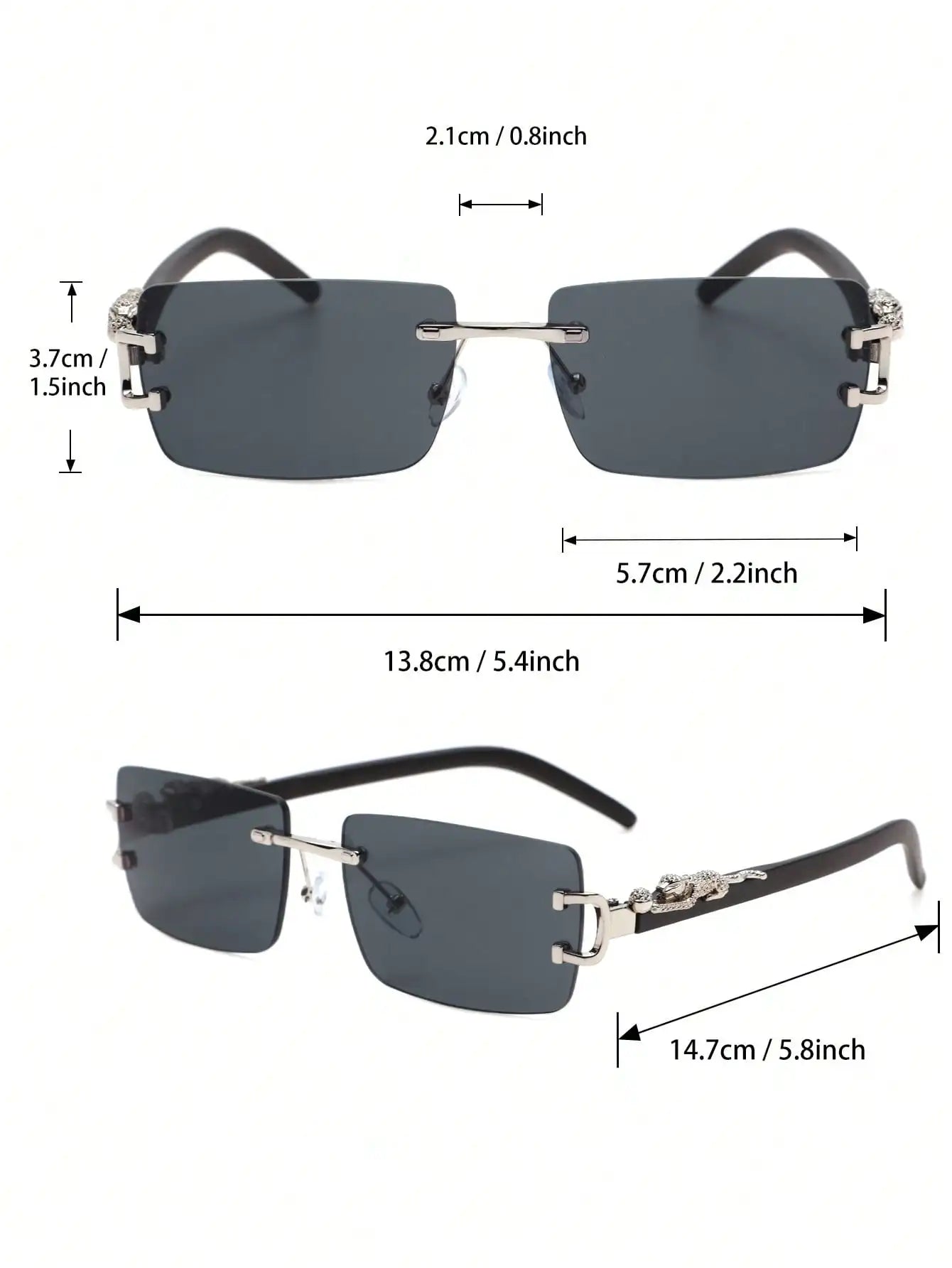Lunettes Fashion-Rectangle